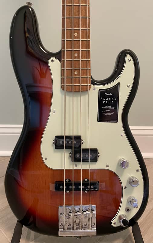 Fender Player Plus Active Precision Bass 3-Color Sunburst image 1