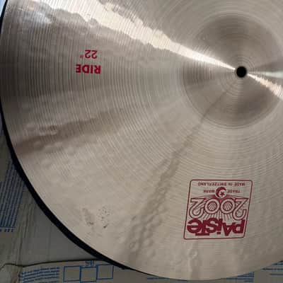 Paiste 2002 Cymbal Set — 22" Ride, 16" Crash, 14" Medium Hi-Hats (Made in Switzerland) image 3