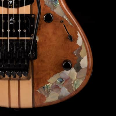 Pre Owned Planets HSS With Floyd Rose Brown Electric Guitar With Case image 9