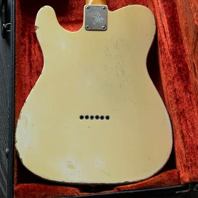 1967 Fender Telecaster Olympic White Custom Color All Original with CITES image 14