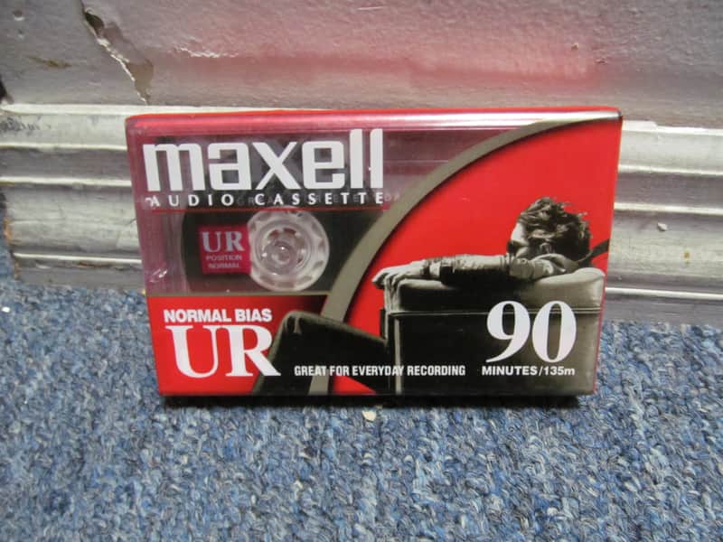 Maxell UR90 Blank Cassette Tape 90 Min Normal Bias Vintage Sealed image 1
