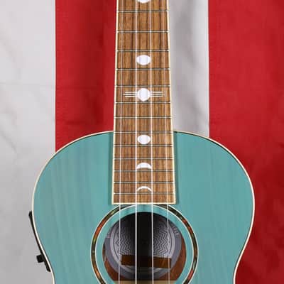 Fender Dhani Harrison Tenor Ukulele - Turquoise image 4