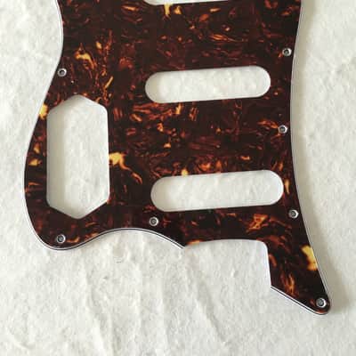 No Brand Fits Squier Vintage Modified Bass VI 4 Ply Brown image 1
