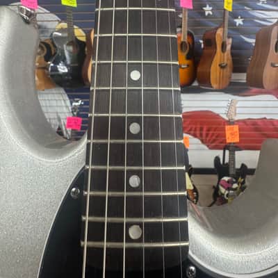 Peavey Rock master 3/4 Electric Guitar. Silver. image 5