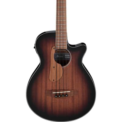 Ibanez AEGB24E-MHS Mahogany Sunburst High Gloss - Acoustic Bass image 4