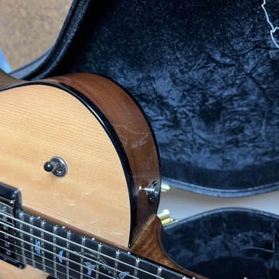 PRS Private Stock Singlecut Archtop 2022 Natural Bearclaw Spruce Top and Raspberry Lemonade Maple Back image 13