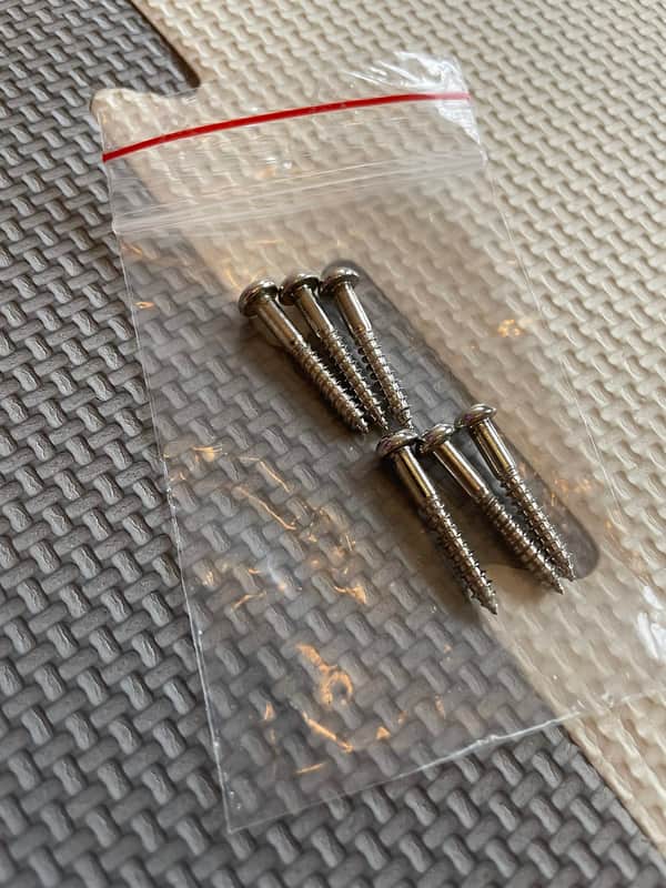 Fender  Stratocaster MIJ ST-72 tremolo knife edge screws [SET OF 6] 1989 image 1