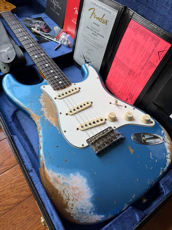 2025 Fender Custom Shop Stratocaster Pro SR25 Super Heavy Relic - Aged Lake Placid Blue image 1