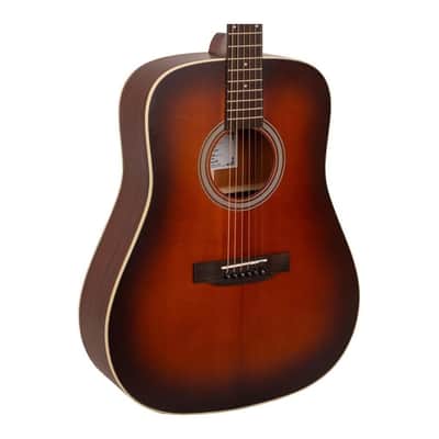 Gold Tone The Dread Acoustic-Electric All Solid Wood Guitar with Bag (Burst image 4