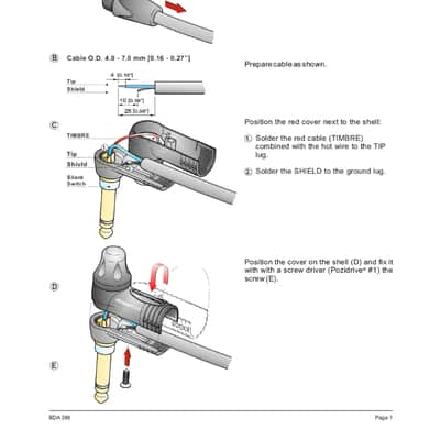 Neutrik NP2RX-ULTIMATE 1/4" TS Right Angle Cable Connector with Timbre and Silent Switch image 4