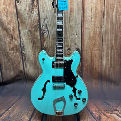 Hagstrom VIK-ABE - Aged Sky Blue image 1