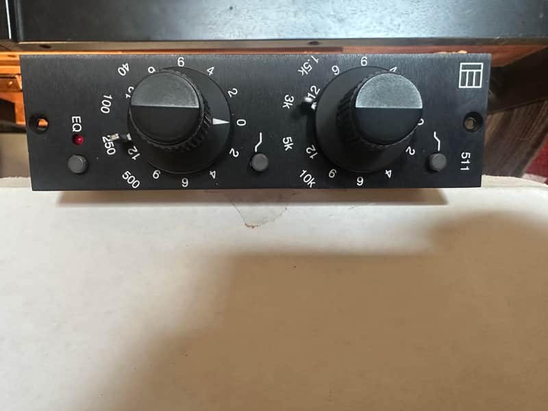 Electrodyne 511 2-Band 500 Series Equalizer Module 2010s - Black image 1