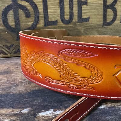 Blue Bell Straps ARTISAN ZOZO 73 Two Tone Aniline Colors Custom Shop for Al’s Music Factory image 4