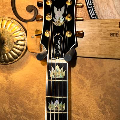 2001 GIBSON CUSTOM SHOP FIREBIRD DREADNOUGHT ACOUSTIC GUITAR NATURAL FINISH LIKE NEW image 5