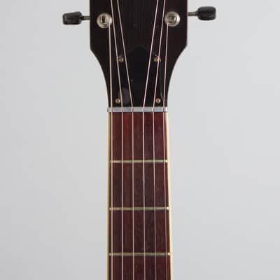 Magnatone  Mark III Deluxe Solid Body Electric Guitar (1957), ser. #53424, original brown hard shell case. image 5