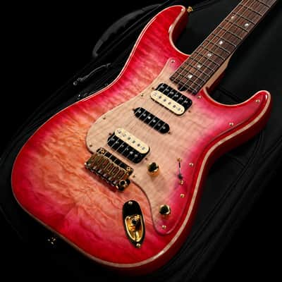 TS GUITARS ST-Classic22 Custom Trans Pink Burst [SN 032547] (11/22) image 1