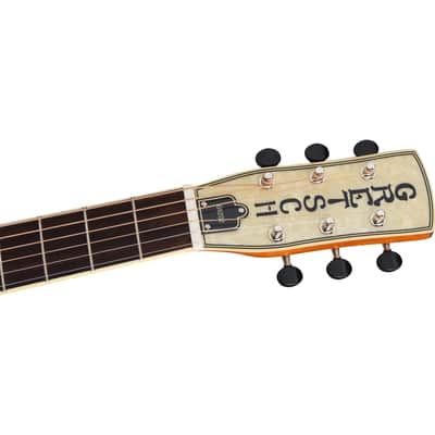 Gretsch G9202 Honey Dipper Special Round-Neck Resonator - Padauk Fingerboard, Bell Bronze image 5