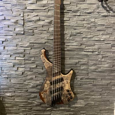 Ibanez EHB 150 5 String Multi Scale - Black Ice Flat image 1