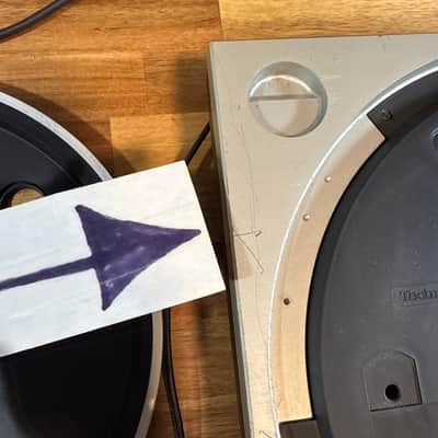 technics turntable sl 1200 mk2 Silver DJ Vinyl Record Lp Player Direct Drive image 12