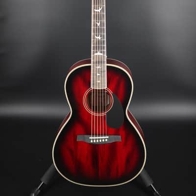 PRS SE P20E Tonare Parlor with Fishman Sonitone Pickup 2025 - Present - Fire Red Burst image 1