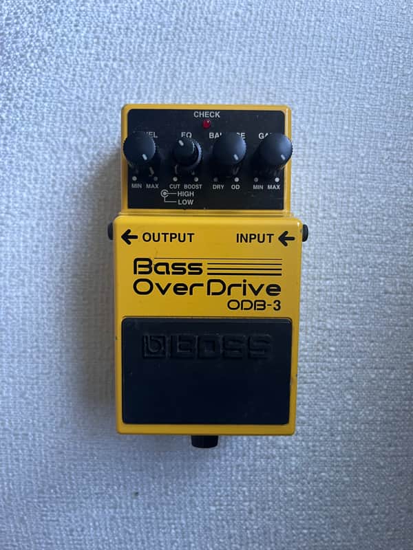 Boss ODB-3 Bass OverDrive (Silver Label) 1994 - Present - Yellow