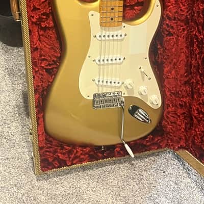 Fender American Original '50s Stratocaster with Maple Fretboard 2018 - 2021 - Aztec Gold image 1