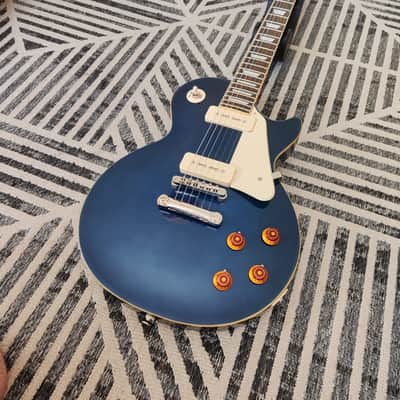 Epiphone '56 Les Paul Standard PRO with case 2014 - 2019 - Chicago Blue image 2