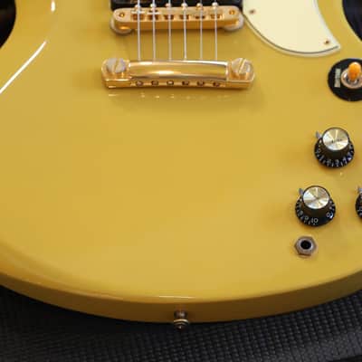Case Queen! 1991 Gibson Les Paul Custom SG Limited 30th Anniversary 3 Pickups Electric Guitar TV Yellow + OHSC image 5