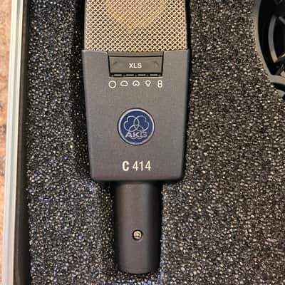 AKG C414 XLS Large Diaphragm Multipattern Condenser Microphone 2010s - Black image 2
