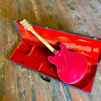 Mosrite Celebrity III c 1966 Cherry original vintage USA hollow body image 6