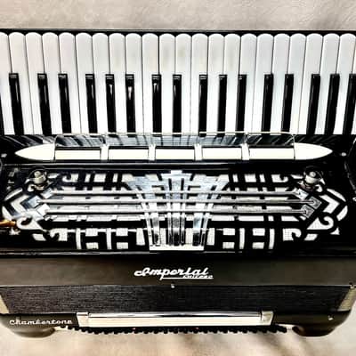 IMPERIAL CHAMBERTONE 3-REED SINGLE TONE CHAMBER ACCORDION #CI21 image 3