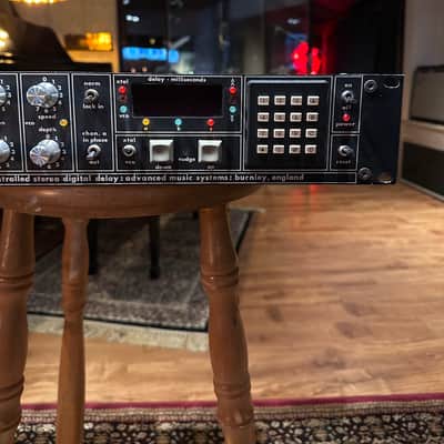 AMS Model DMX 15-80 S Computer Controlled Stereo Digital Delay 1970s - Black image 3