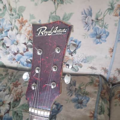 1960s Semi-Hollow Royal Artist Bruno Made-In-Japan 1960s Blonde Guitar image 7