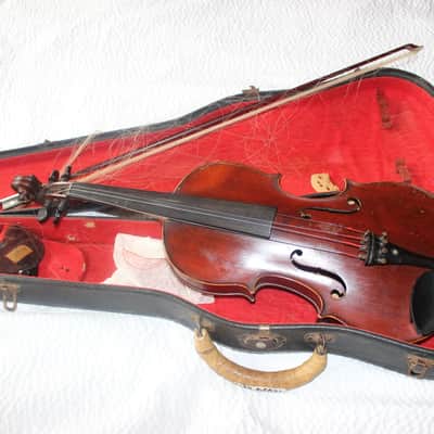 MEDIO FINO JTL 4/4 French Violin c.1900 J Thibouville-Lamy Mirecourt feb25 #3 (515B21) 1900s image 1