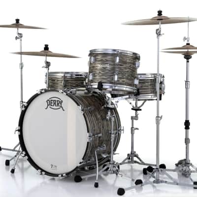 Pearl President Series Deluxe 3-piece Shell Pack - 22" Bass Drum DESERT RIPPLE image 5