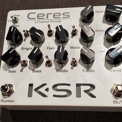 KSR CERES 3-Channel Preamp Pedal Custom White image 1