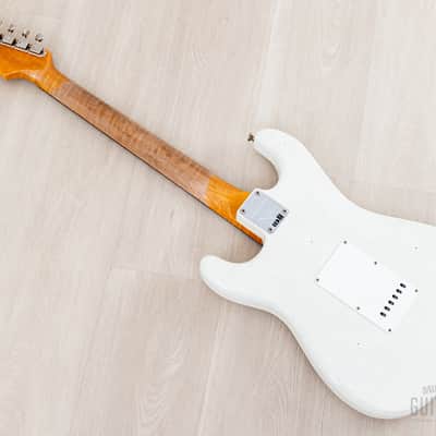 2023 Fender Custom Shop Limited Edition 1959 Special Stratocaster Journeyman Relic Olympic White w/ Case, CoA image 12