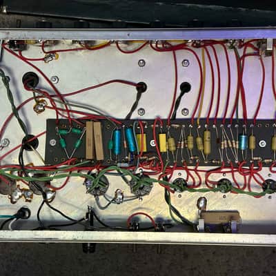Traynor YBA-1 Bass Master 40-Watt Guitar / Bass Amp Head Late 1960s - Mid 1970s - Black image 3