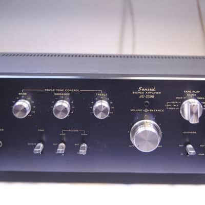 Sansui AU-5500 stereo integrated amplifier serviced, tested with phono input! image 1