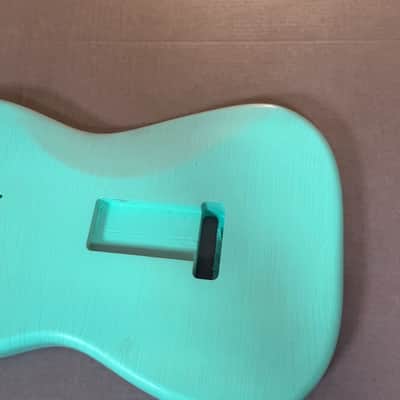 1873g Kohlin Guitars S-Type Roasted Pine replacement body Aged Nitro Relic Vintage Surf Green Made in Sweden image 10