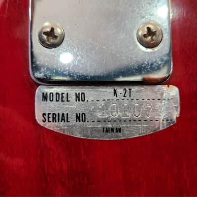 PROJECT! Kay K-2T SG Yako Build Cherry Red 1970s Taiwan image 13
