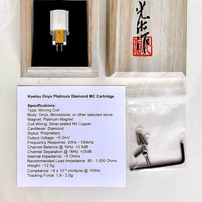 Koetsu Onyx Platinum Diamond MC Cartridge, Silverplated Copper Coil, Original Diamond Cantilever, Original $20000 image 4