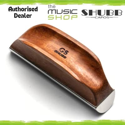 Shubb GS1 Guitar Steel Slide,  Stainless Steel Bar with Wooden Handle - GS-1 image 1