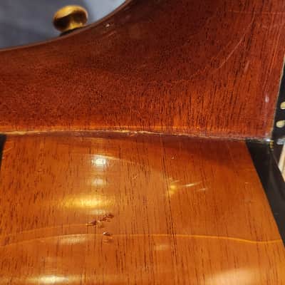 Amazing Hand Crafted Steel-String Acoustic Guitar Tobacco Burst 12 Fret Cutaway-Ebony Board-Spruce Top-Mahogany Back & Sides image 11