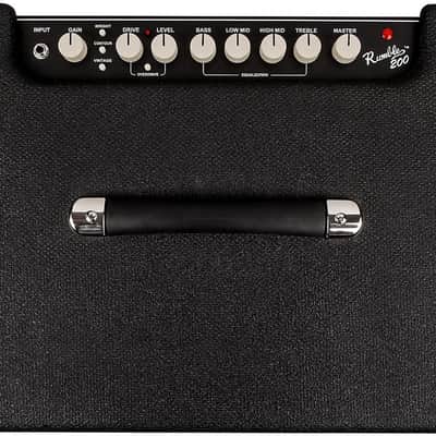 Fender Rumble 200 V3 Bass Combo Amplifier, 200W, Black image 3