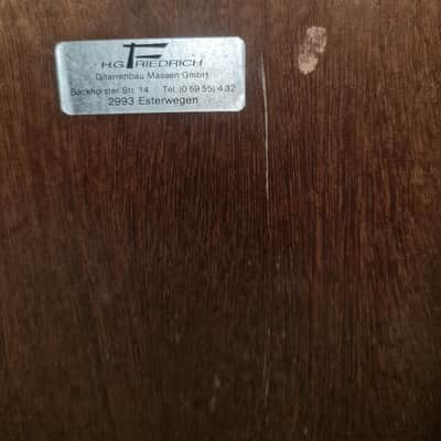 Rare Vintage GIMA / H.G. Friedrich 7-String Acoustic Guitar – Germany – Adjustable Neck System image 6