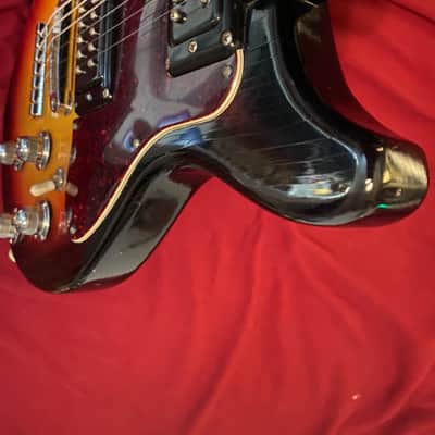 Mosrite Blues bender double cutaway prototype 1978 Sunburst image 11
