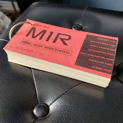 Korg M1R Music Workstation **RARE** GUIDE BOOK image 3