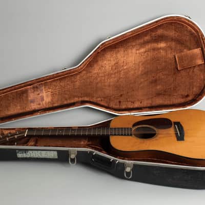 C. F. Martin  D-18 Flat Top Acoustic Guitar (1936), ser. #64384, molded black plastic hard shell case. image 10