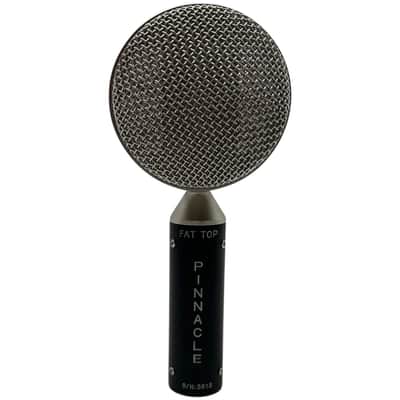 Pinnacle Microphones Fat Top Ribbon Microphone Pair, Black image 2